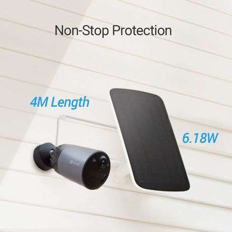 EZVIZ CS-EB3 - 3MP - 2K smart WIFI human detection CCTV with solar panel