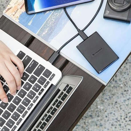 TRANSCEND 1 TB ESD270C USB3.1/TYPE-C OTG PORTABLE SSD - TLC
