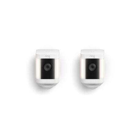 Ring Spotlight Cam Plus Battery (2 Pack) White