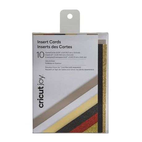 2007180 - Cricut Joy Insert Cards 10-Pack (Glitz And Glam)
