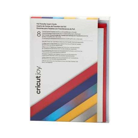 2009202 - Cricut Insert Cards Foil Celebration R20 (10;8 Cm X 14 Cm) 8-Pack