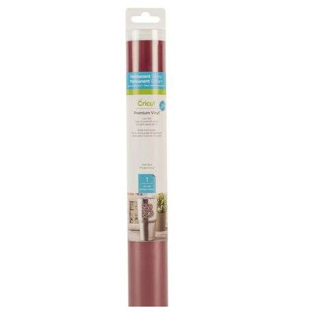 2005186: Cricut Premium Vinyl perm 30x120cm (Dark Red)