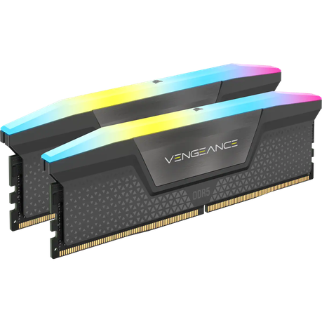 Corsair VENGEANCE® RGB AMD EXPO32GB (2 x 16GB) DDR5 DRAM 5200MHz C40 Memory Kit; 40-40-40-77; 1....