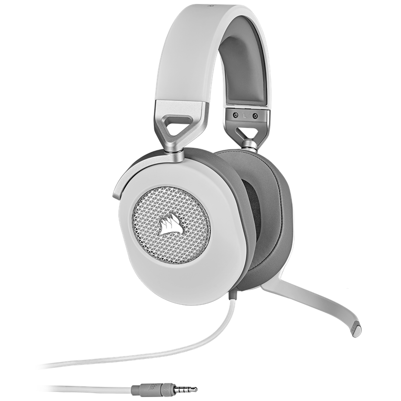 Corsair HS65 Surround Gaming Headset; White.
