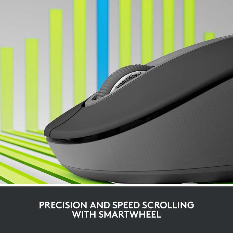 LOGITECH M650 SIGNATURE WIRELESS BLUETOOTH MOUSE GRAPHITE
