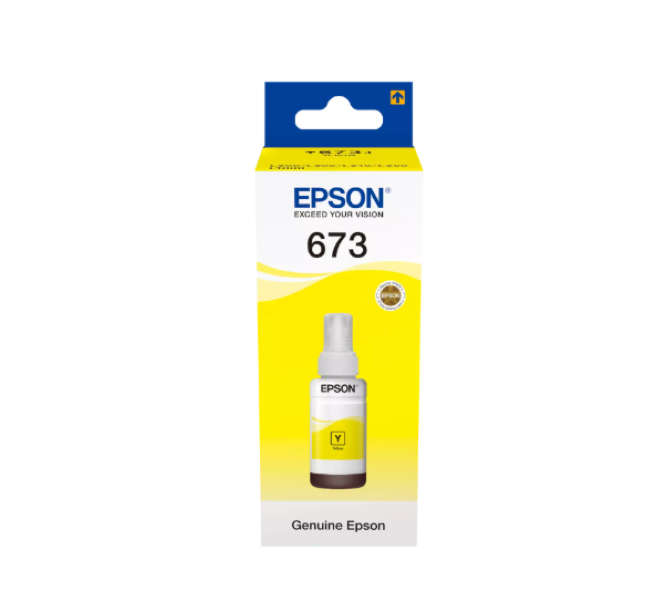 Ink Bottles Yellow 70ml EcoTank L800 /810 / 850 / 1800 Epson.