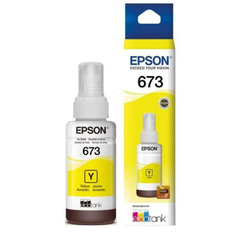 Ink Bottles Yellow 70ml EcoTank L800 /810 / 850 / 1800 Epson.