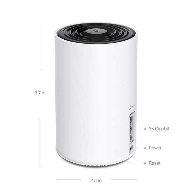 TP-Link Deco AXE5400 (3-Pack) Mesh Wi-Fi 6E System(Tri-Band)