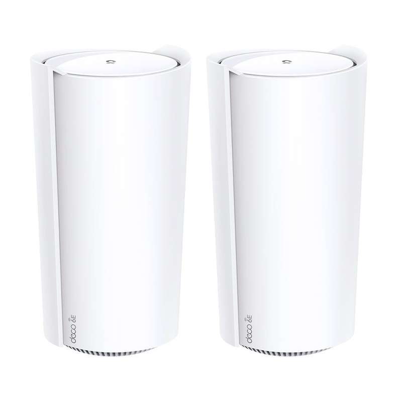 TP-Link Deco XE200(2-Pack) AXE11000 Whole Home Mesh Wi-Fi 6E System(Tri-Band)