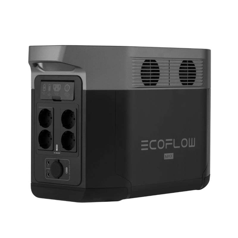 ECOFLOW DELTA MAX 2000 Portable Power Station - 2400W output; 2016Wh Battery; 800W Solar - Int So...