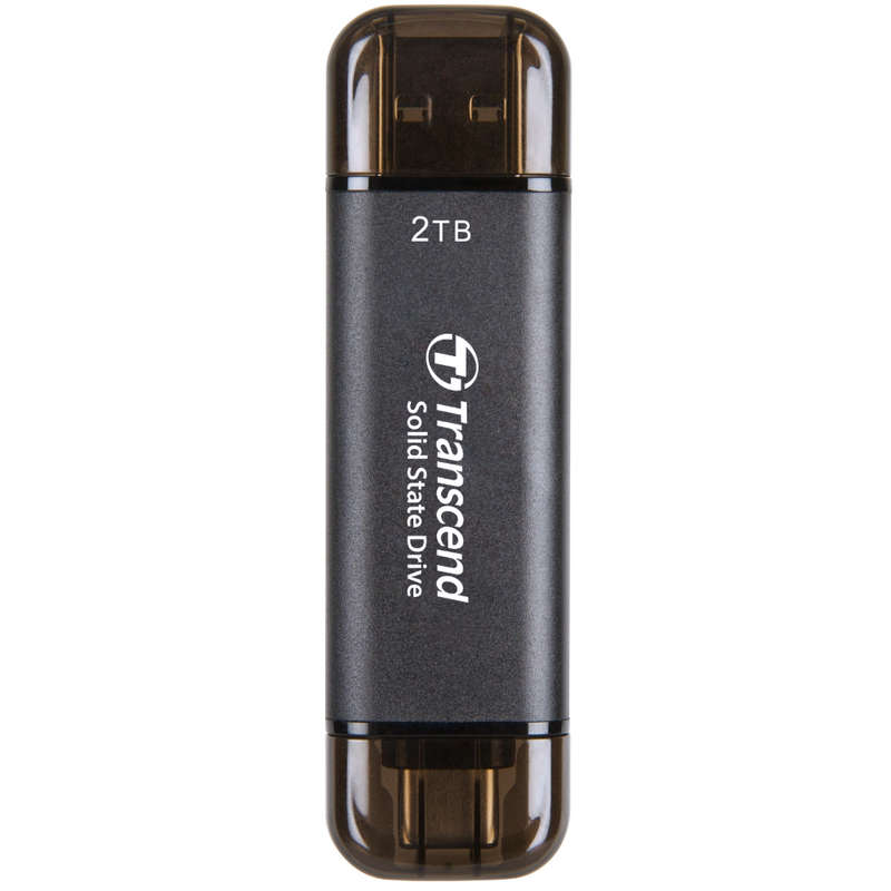 TRANSCEND 2 TB ESD310C USB3.2 TYPE C AND A OTG COMPACT PORTABLE SSD