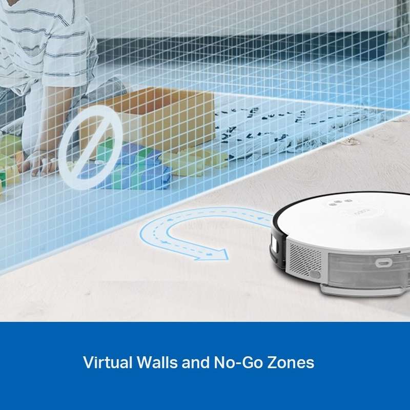 TP-Link Tapo RV20 Mop Plus Robot LIDAR Vacuum 2600 mAh