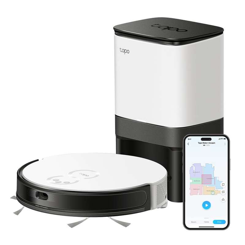 TP-Link Tapo RV20 Mop Plus Robot LIDAR Vacuum 2600 mAh