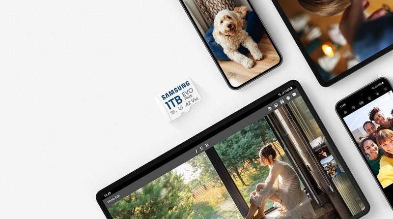Samsung MB-MC1T0SA EVO Plus microSDXC 1TB Memory Card; Read : up to 160MB/s Write : Lower than Re...