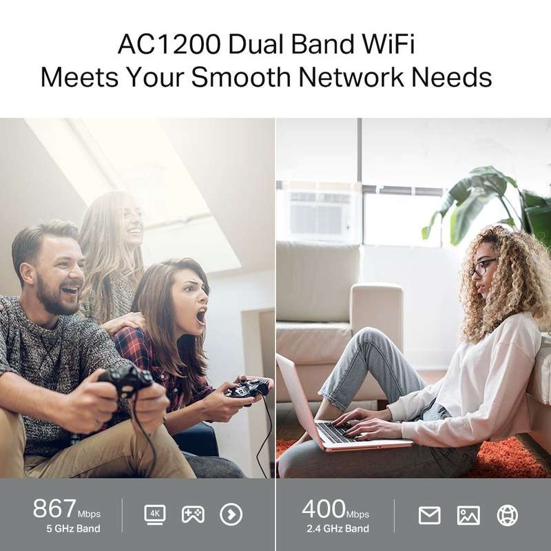 TP-Link Archer C64 AC1200 MU-MIMO Wi-Fi Router