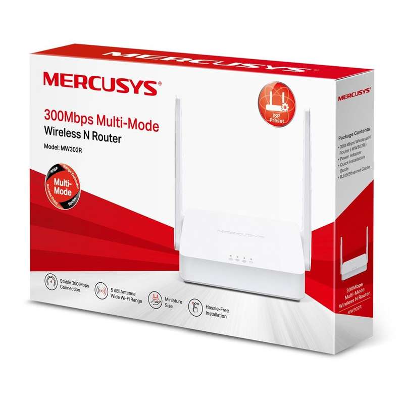 TP-Link Mercusys MW302R 300Mbps Wireless N Router