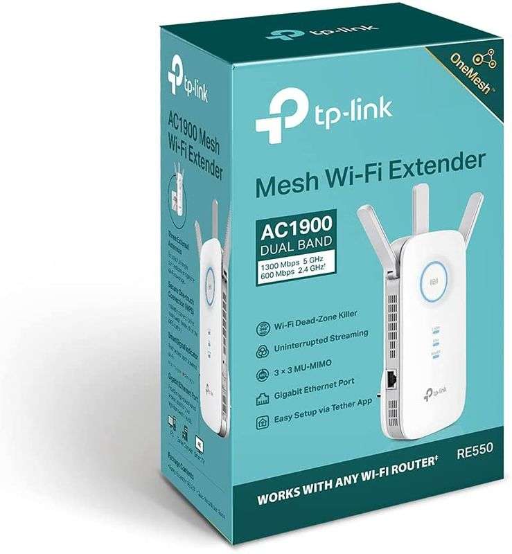 TP-Link RE550 AC1900 MU-MIMO Wi-Fi Range Extender