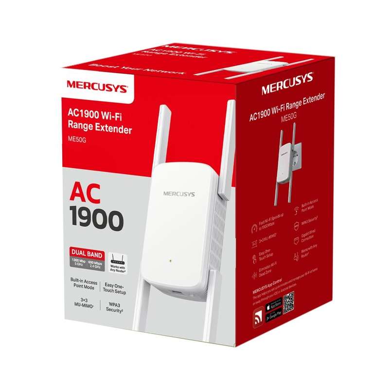 TP-Link Mercusys ME50G AC1900 WiFi Range Extender