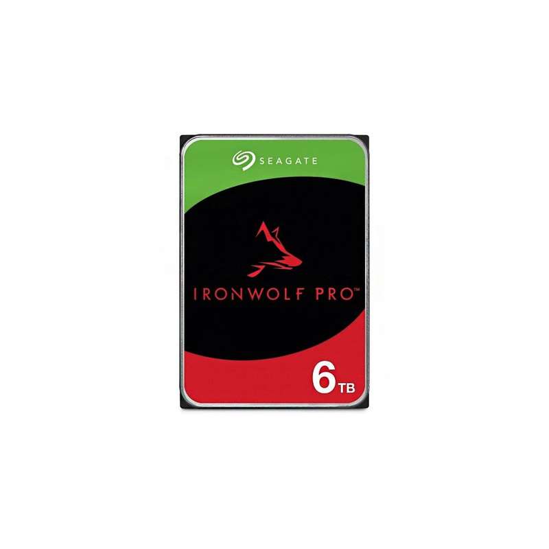 Seagate Ironwolf Pro ST6000NT001 6TB 3.5'' HDD NAS Drives 7200 RPM; SATA 6GB/s Interface; 256MB C...