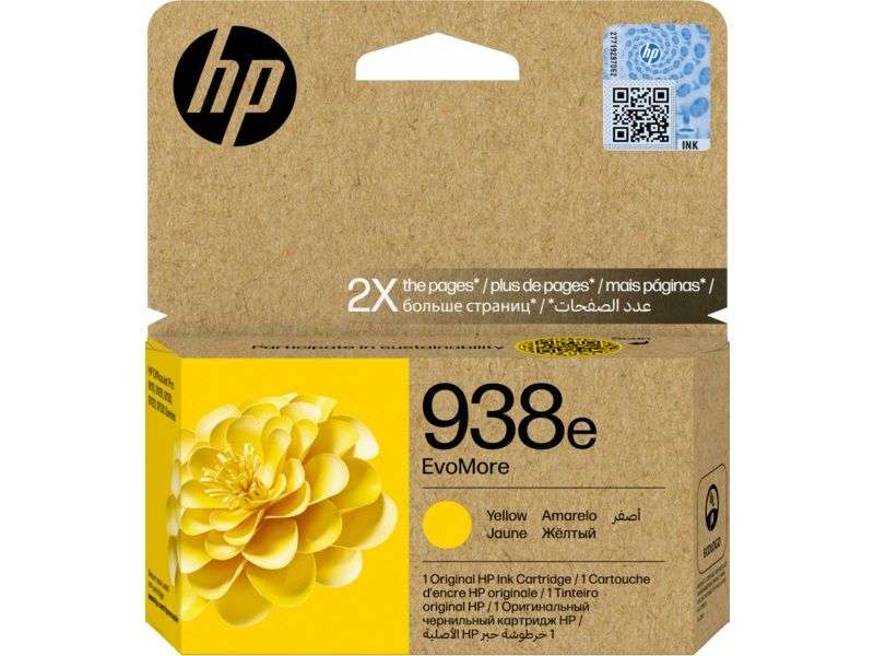 HP 938e EvoMore Yellow Original Ink Cartridge