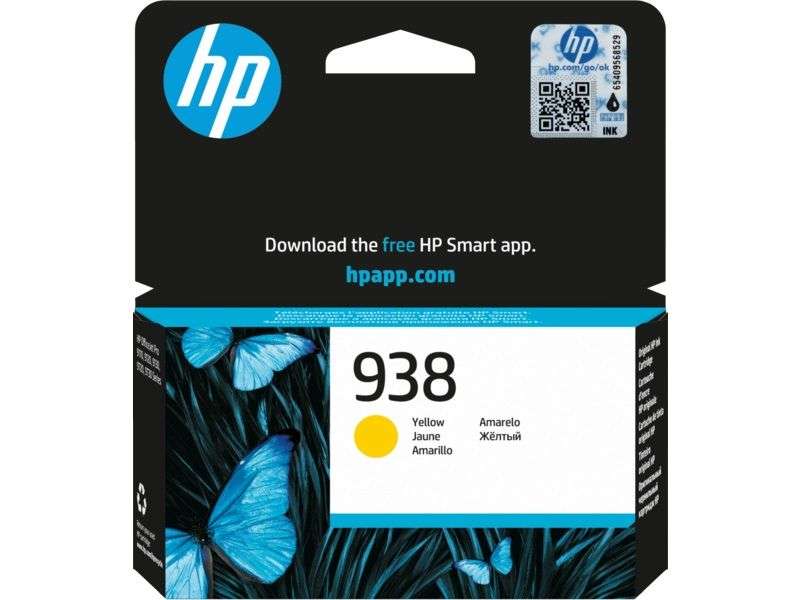 HP 938 Yellow Original Ink Cartridge