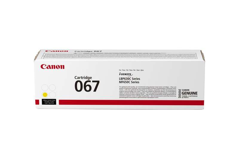 Canon-Toner-CRG 067 Y-MF65X Series - Yield 1250