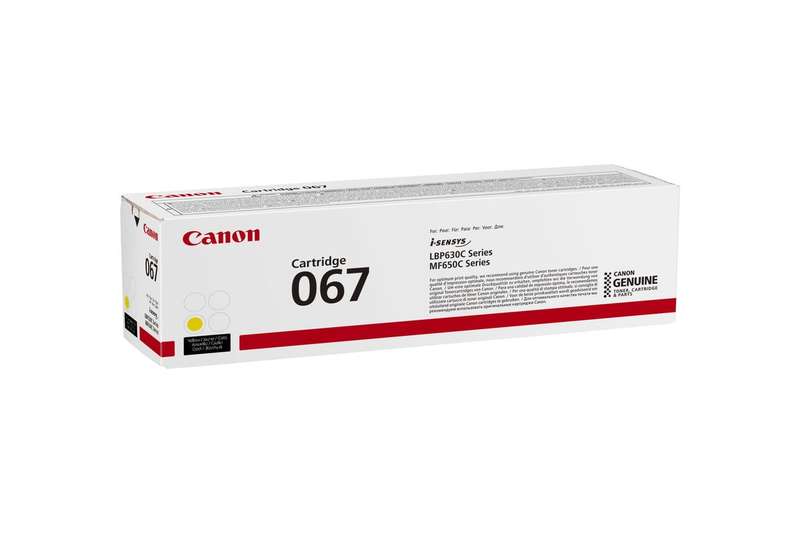 Canon-Toner-CRG 067 Y-MF65X Series - Yield 1250