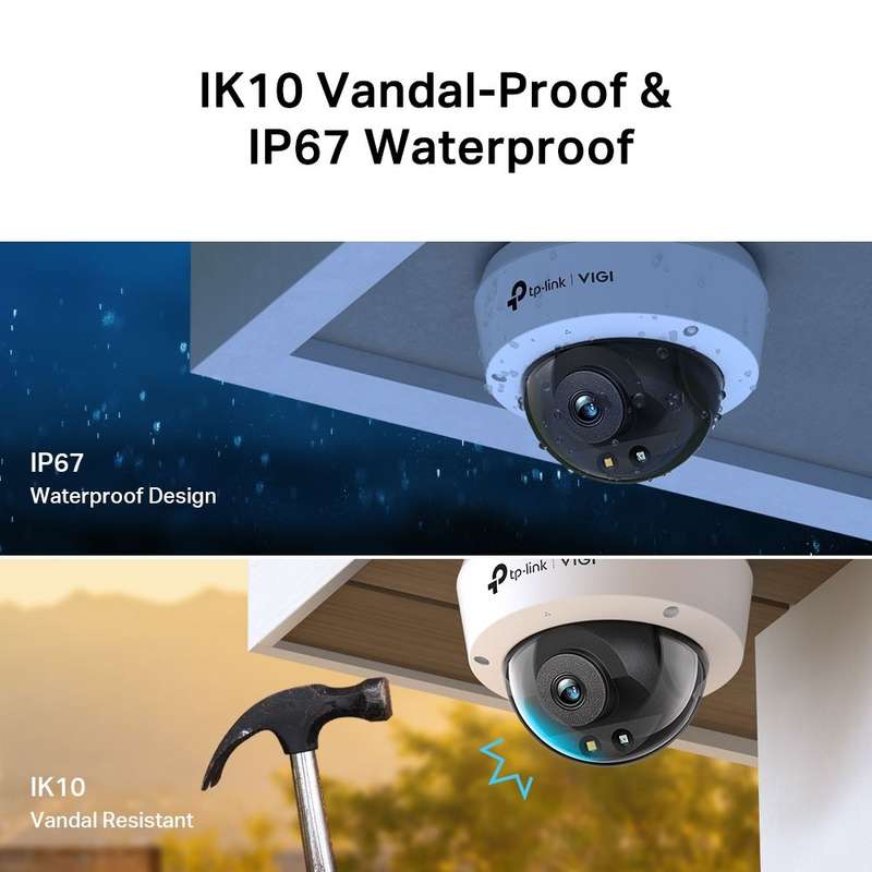 TP-Link Vigi C230 3MP 2.8mm Full-Colour Dome Network Camera