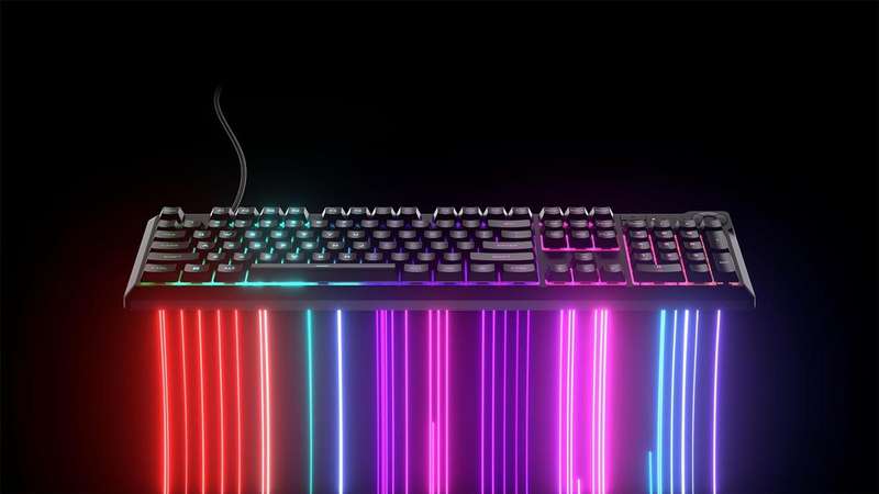 Corsair K55 CORE RGB Gaming Keyboard - Black