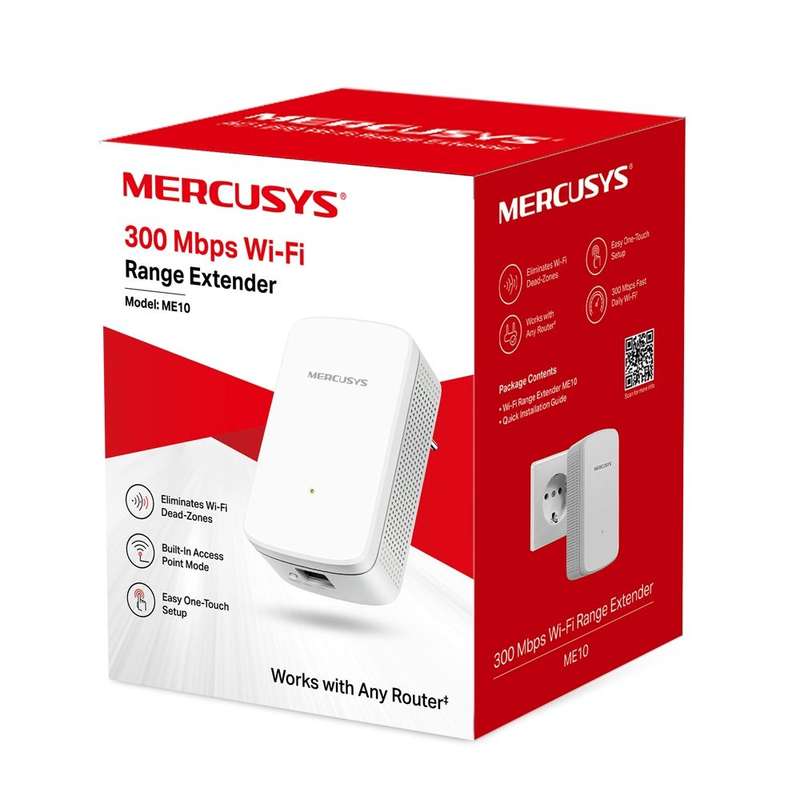 TP-Link Mercusys ME10 300Mbps Wi-Fi Range Extender