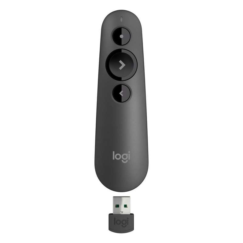 R500 Laser Presentation Remote - GRAPHITE - 2.4GHZ/BT - N/A - EMEA