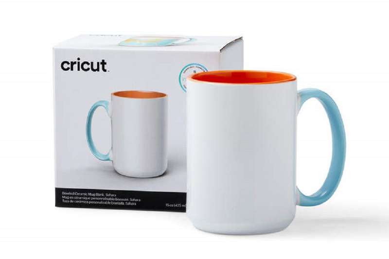 2009396 - Cricut 15oz Bevel Ceramic Mug Blank - Sahara
