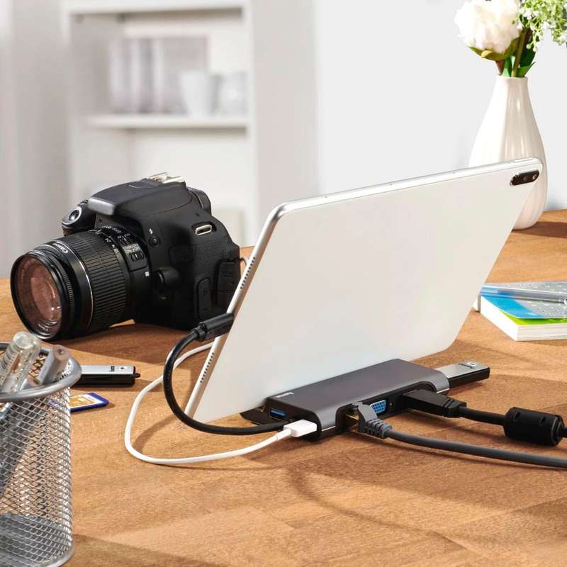 Hama USB-C Hub PD Multiport 7 Port