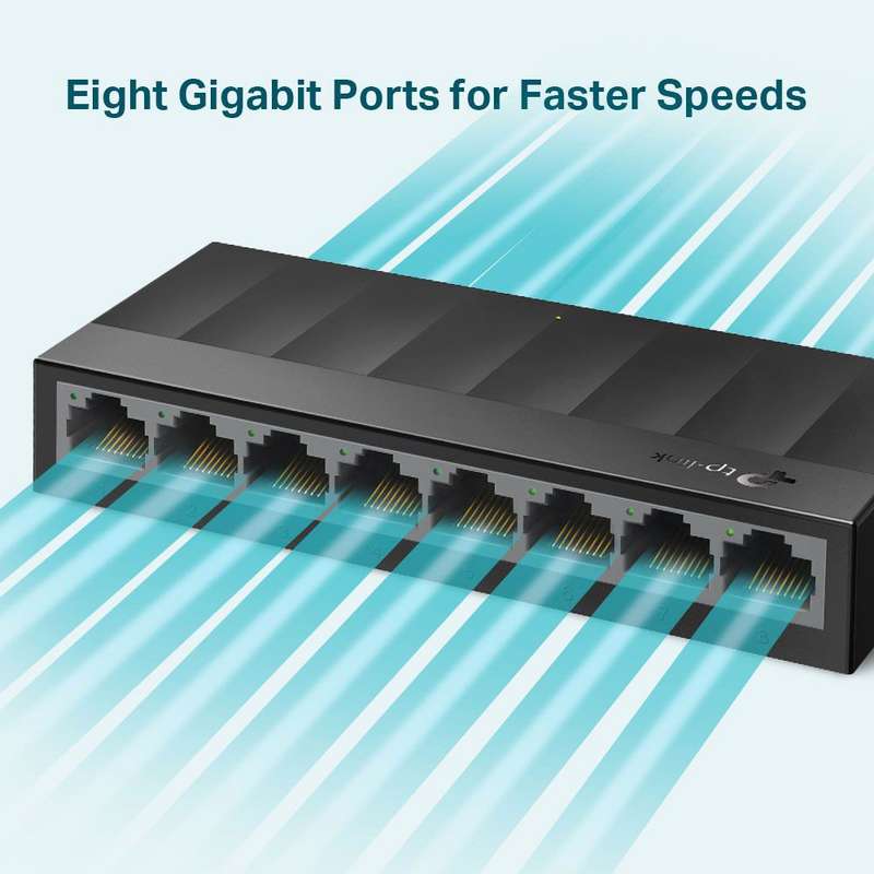 TP-Link LiteWave 8-Port Gigabit Desktop Switch