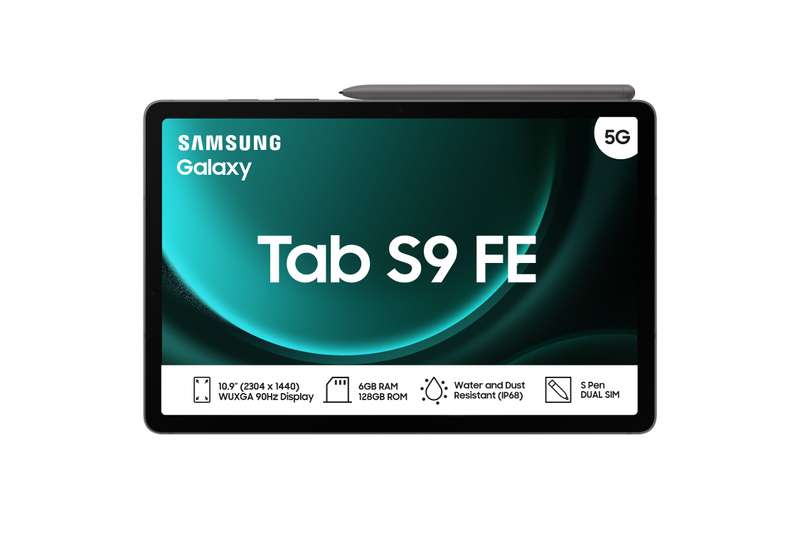Samsung Galaxy Tab S9 FE 5G; 10.9'' TFT 2304 x 1440; 90Hz; 6GB+128GB; Nano Dual Sim (1 Physical +...