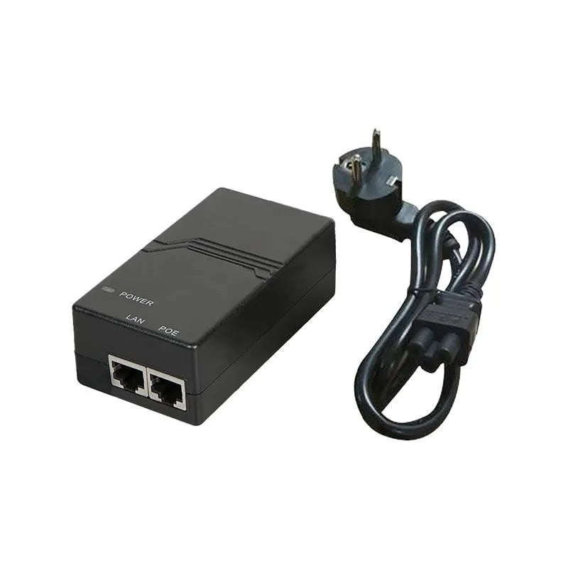 Spares of Power over Ethernet (PoE) Adapter (10/100/1000 Mbps) with EU power adapter