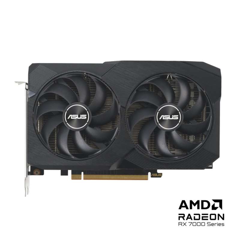 Asus Dual Radeon RX 7600 V2 OC Edition 8GB GDDR6 Graphic Card