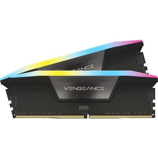 CORSAIR VENGEANCE RGB DDR5 64GB (2 x 32GB) DDR5 6000 CL40-40-40-77 1.35V Intel XMP & AMD EXPO - GREY