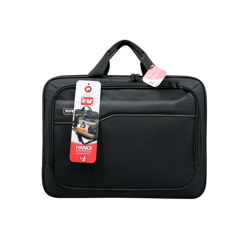 PORT HANOI II - CLAMSHELL - 15.6 INCH - BLACK