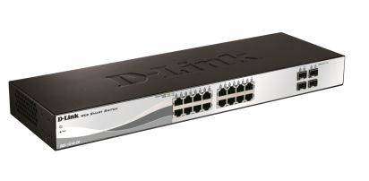 D-LINK 16 PORT + 4 GIGABIT SFP PORTS SMART SWITCH