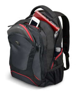 PORT DESIGNS COURCHEVEL 14/15.6 BACKPACK CASE  BLACK AND RED