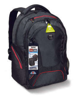 PORT DESIGNS COURCHEVEL 14/15.6 BACKPACK CASE  BLACK AND RED