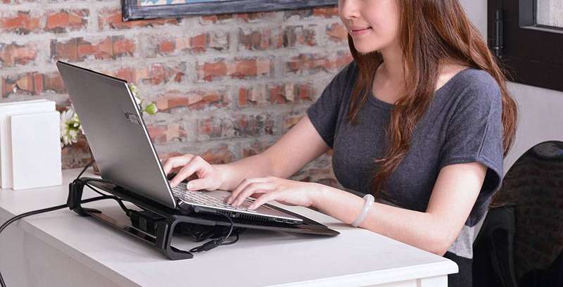 Cooler Master NotePal U3 PLUS 19'' Notebook Cooling Stand; Black  Aluminum; 3 x 80mm Fans; Ergono...