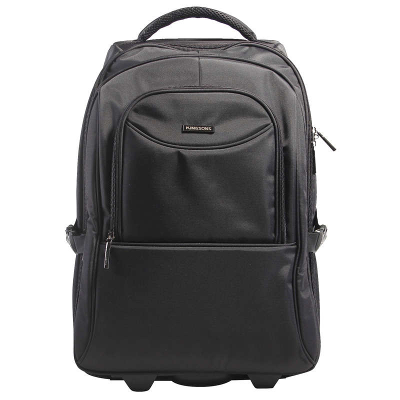 Kingsons Prime 15.6" Laptop Trolley Backpack Black
