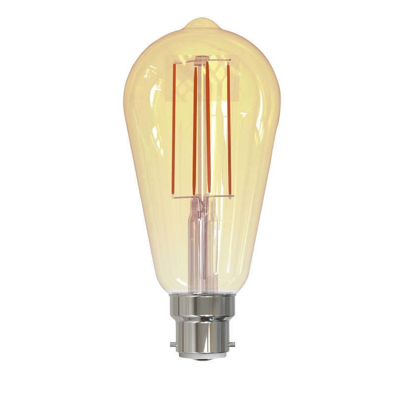 Smart WiFi Bulb 5W LED Amber Filament Vintage Bayonet