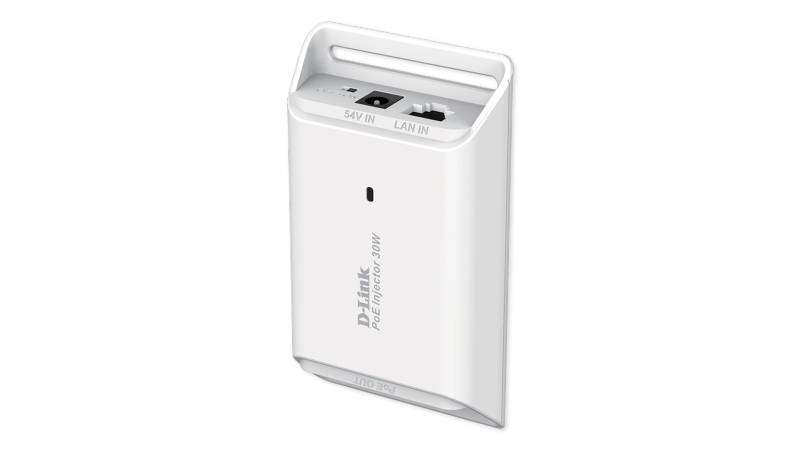 D-Link Gigabit PoE Injector; 10/100/1000Mbps data passthrough rate; IEEE802.3at compliant; DC Out...