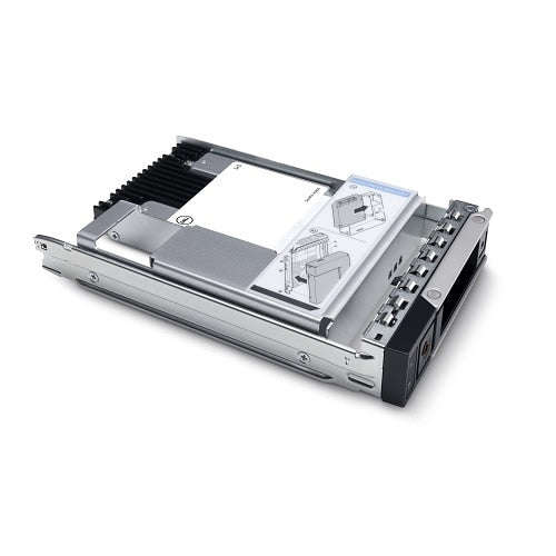 Dell 960GB SSD SATA Mixed Use 6Gbps 512e 2.5in with 3.5in Hyb Carr Cus Kit