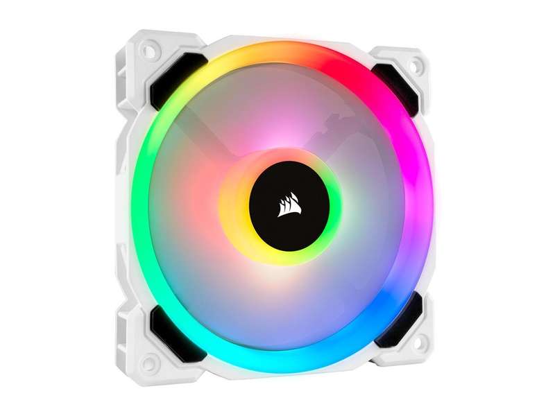 Corsair LL Series CO-9050092-WW LL120 RGB, 120mm Dual Light Loop RGB LED PWM Fan, 3 Fan Pack with...
