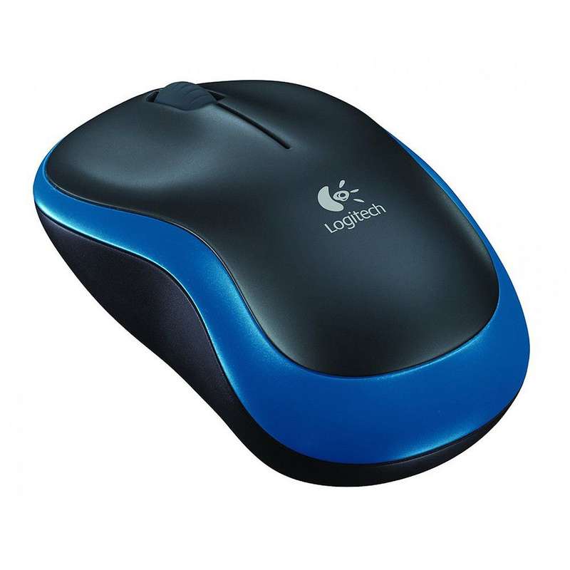Logitech M185 Wireless Mouse - Blue