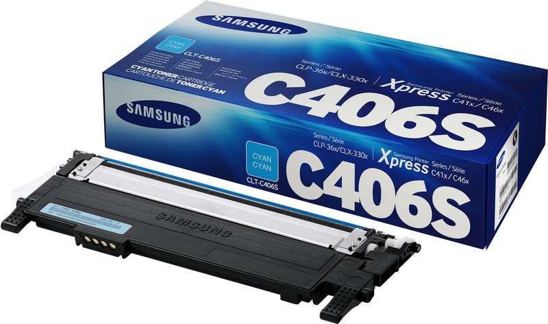 SAMSUNG CLT-C406S CYAN TONER